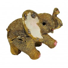 JF1835 Golden Elephant Jewelry Case