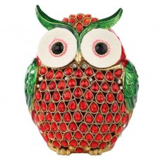 4490-YZ Red owl Jewelry Case
