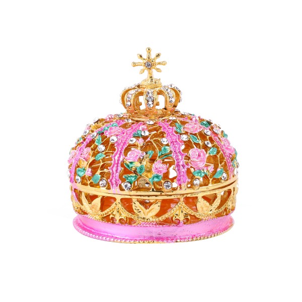 4676-YZ Crown with Cross  Jewelry Case