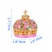 4676-YZ Crown with Cross  Jewelry Case