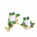 5068-YZ Pair frog  Jewelry Case