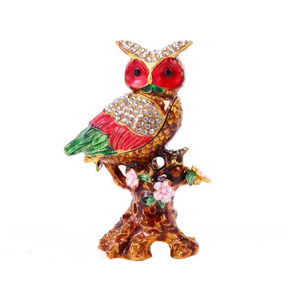 5150-YZ Owl  Jewelry Case