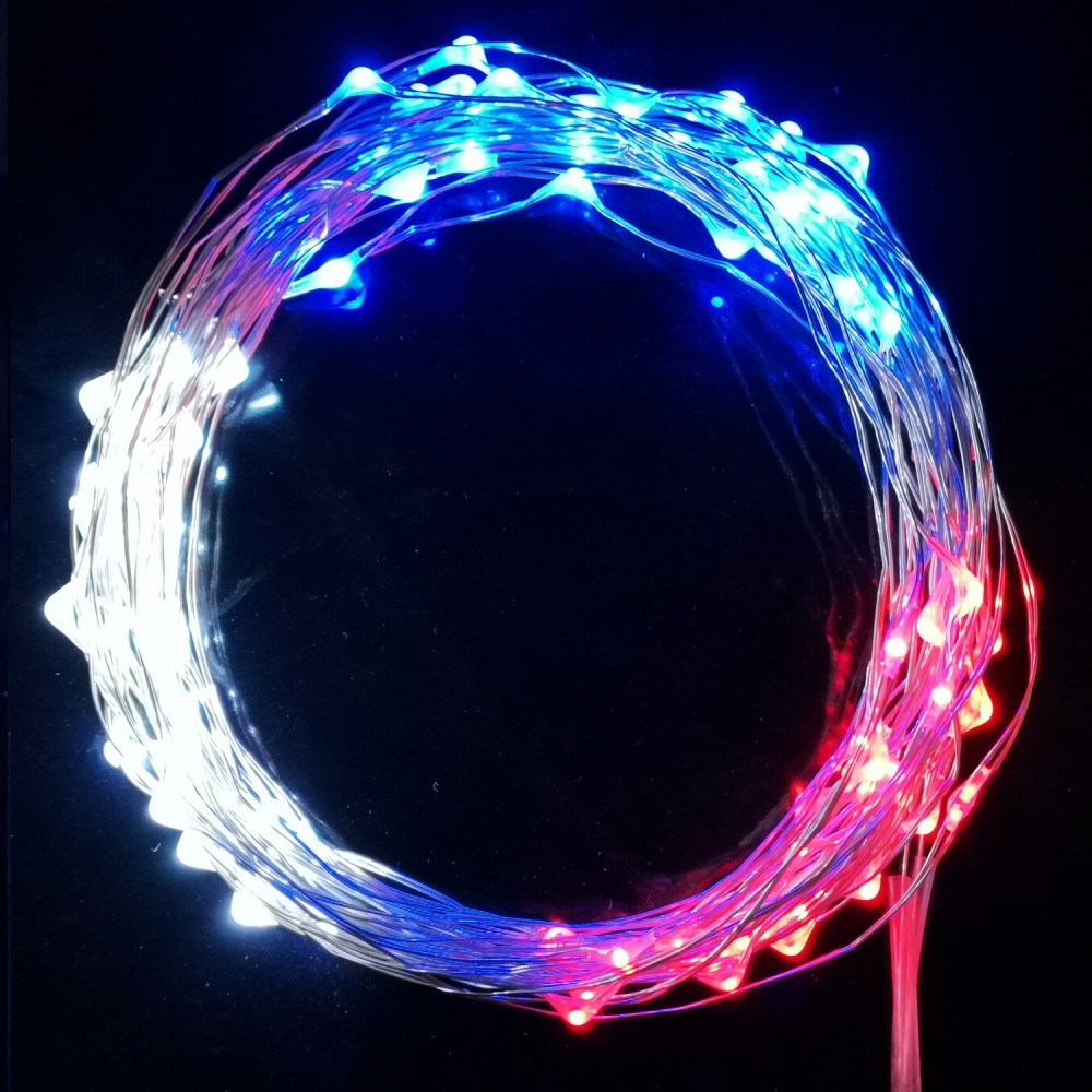 35ft LED fairies string light copper-wire Battery-Powered & USB Power 