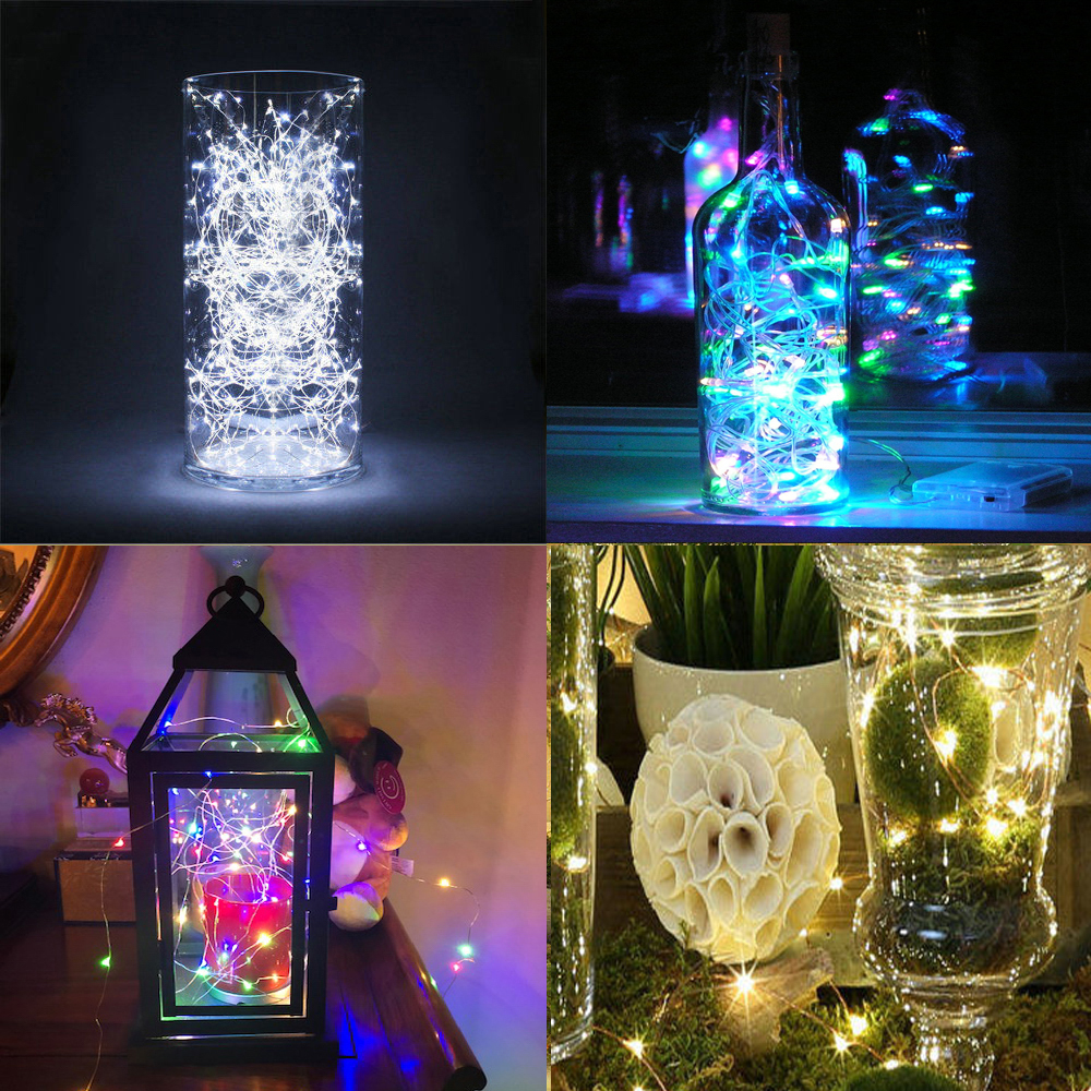 35ft LED fairies string light copper-wire Battery-Powered & USB Power 