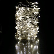 35ft LED WARM-WHITE fairies string light copper-wire Dual power -USB or 2AA Battery