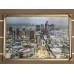 Los Angeles Downtown Landscape  3D Lenticular w/ frame  size 34x51