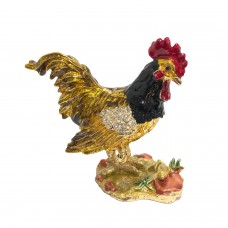 JF3071  Chicken Rooster Jewelry Case