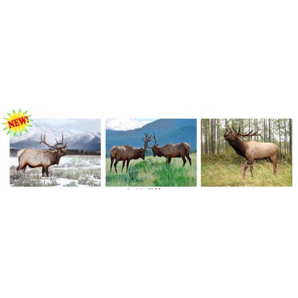 8368 LED Elk 3D Picture