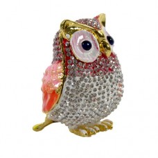 JF1822 Red Owl Jewelry Case 
