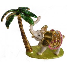 JF3034 Elephant and Baby Jewelry Case